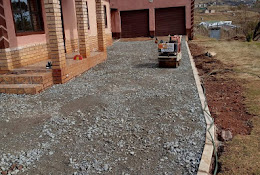 Professional tar resurfacing project in Hilton